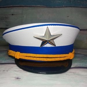 Legs Avenue Deluxe Mini Captains Hat One size fits all